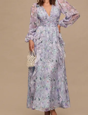 Rochie lunga SHEIN, floral print