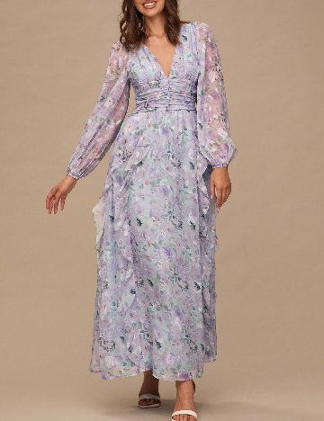 Rochie lunga SHEIN, floral print