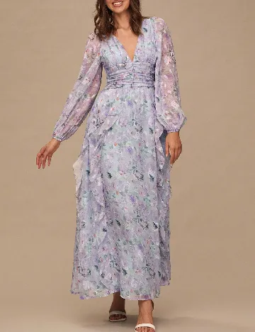 Rochie lunga SHEIN, floral print