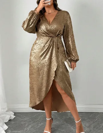 Rochie medie SHEIN CURVE, bej