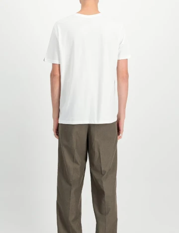 Set Tricouri 2 bucati ALPHA INDUSTRIES, alb/negru