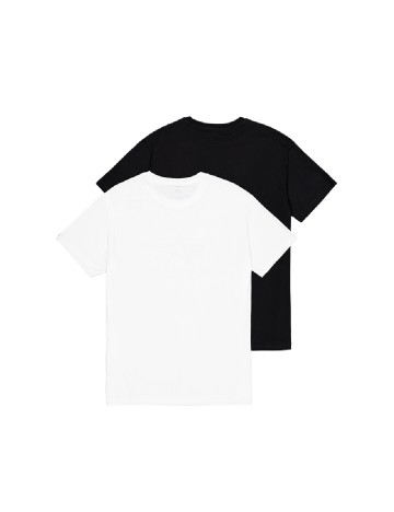 Set Tricouri 2 bucati ALPHA INDUSTRIES, alb/negru