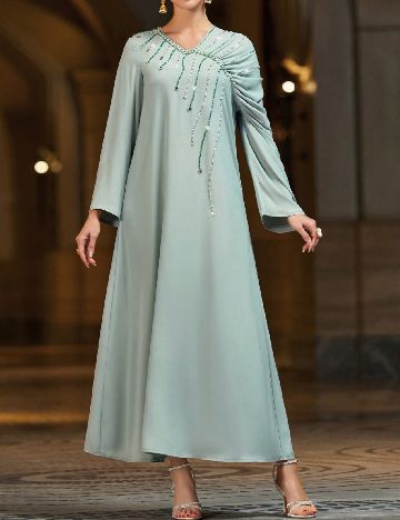 Rochie lunga SHEIN, verde