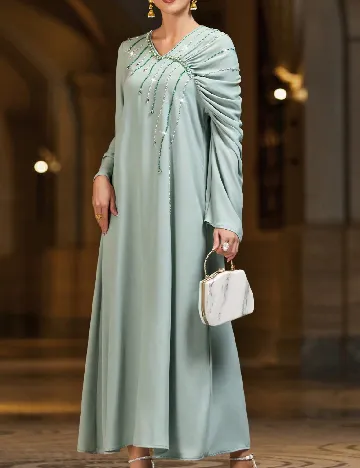 Rochie lunga SHEIN, verde