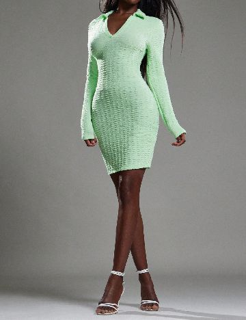Rochie scurta SHEIN, verde