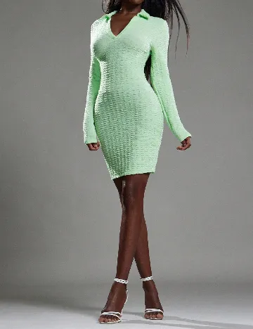 Rochie scurta SHEIN, verde