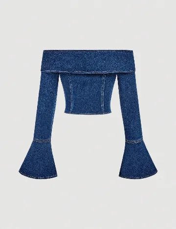 Top SHEIN, bleumarin