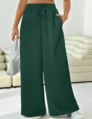 Pantaloni SHEIN CURVE, verde