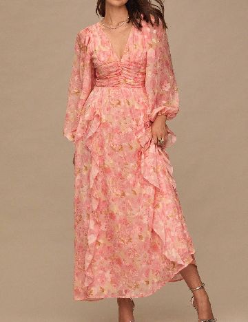 Rochie lunga SHEIN, roz