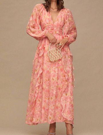 Rochie lunga SHEIN, roz