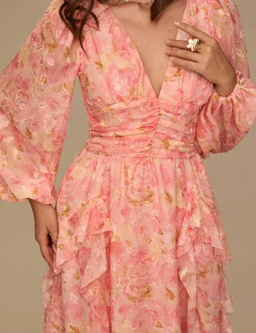 Rochie lunga SHEIN, roz