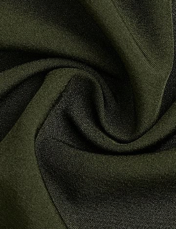 Pantaloni SHEIN CURVE, verde inchis