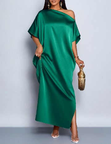 Rochie lunga SHEIN, verde