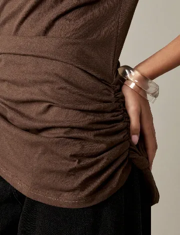 Tricou Missguided, maro