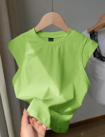 Top SHEIN, verde