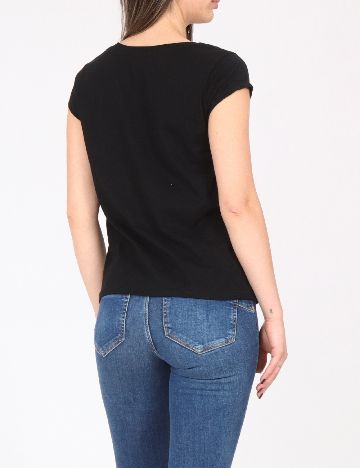 Tricou River Island, negru
