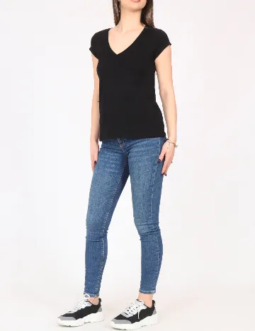 Tricou River Island, negru