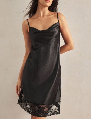 Rochie de noapte SHEIN, negru