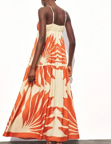 Rochie lunga SHEIN, galben/portocaliu