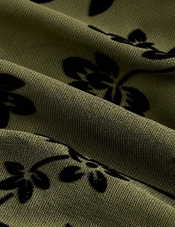 Camasa SHEIN, verde inchis