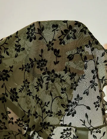 Camasa SHEIN, verde inchis