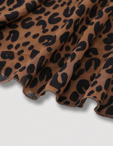 Fusta SHEIN CURVE, animal print