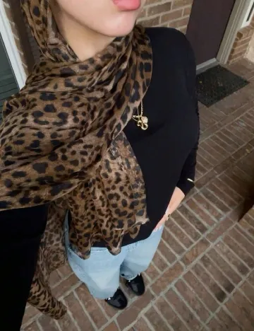 Esarfa SHEIN, animal print