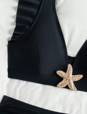 Costum de baie SHEIN, negru