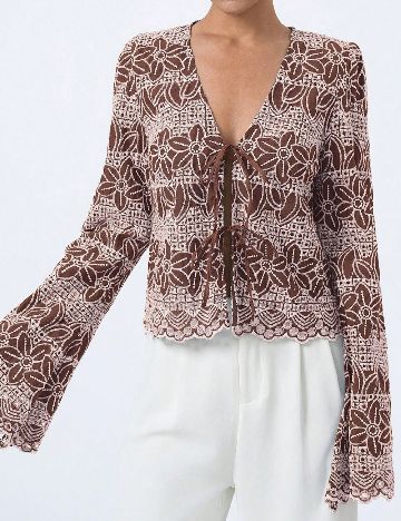 Bluza Aveloria, maro