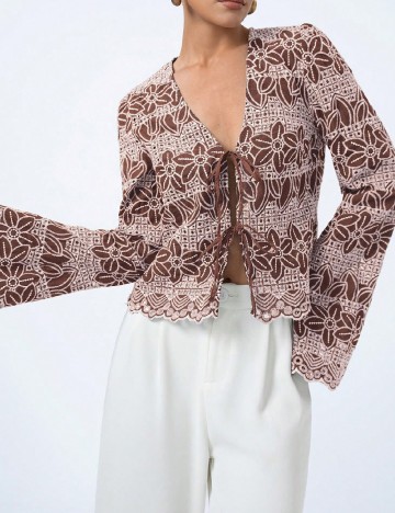 Bluza Aveloria, maro