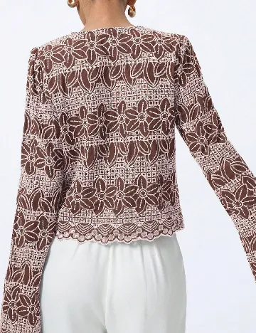 Bluza Aveloria, maro