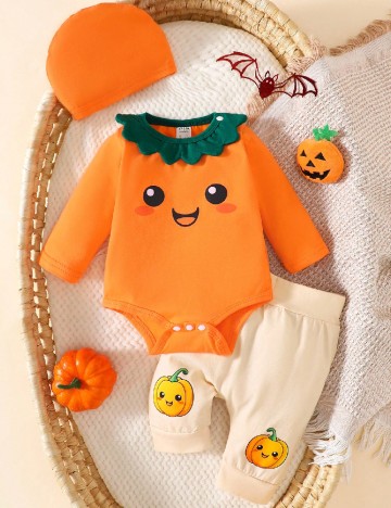 Compleu Shein Kids, portocaliu