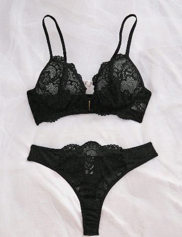 Set lenjerie SHEIN, negru