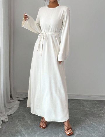 Rochie medie SHEIN, alb