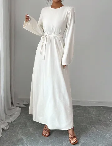 Rochie medie SHEIN, alb