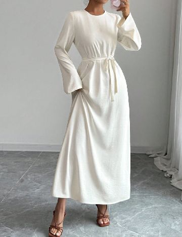 Rochie medie SHEIN, alb