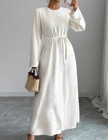 Rochie medie SHEIN, alb