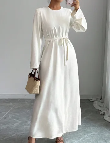 Rochie medie SHEIN, alb