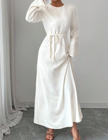 Rochie medie SHEIN, alb