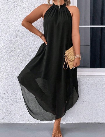 Rochie lunga SHEIN CURVE, negru