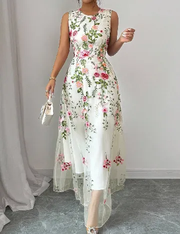 Rochie lunga SHEIN, floral print