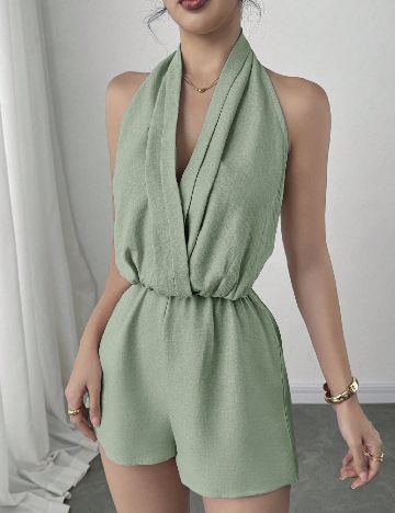 Salopeta SHEIN, turcoaz