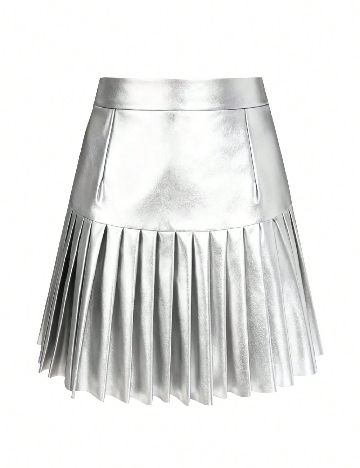 Fusta SHEIN, argintiu