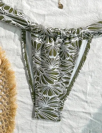 Costum de baie SHEIN, verde