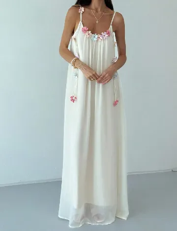 Rochie lunga SHEIN, ecru