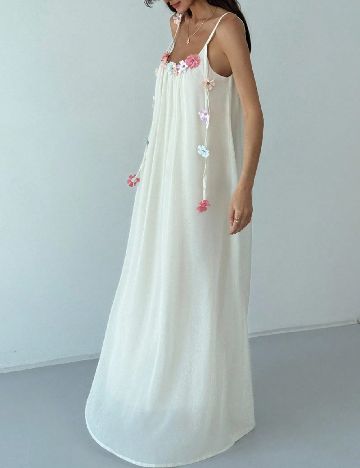 Rochie lunga SHEIN, ecru