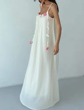 Rochie lunga SHEIN, ecru