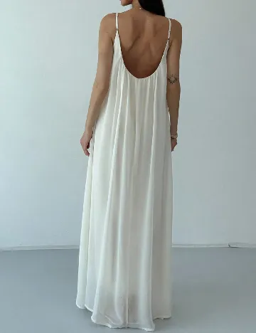 Rochie lunga SHEIN, ecru