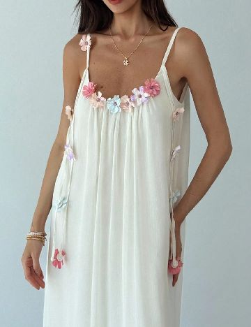 Rochie lunga SHEIN, ecru