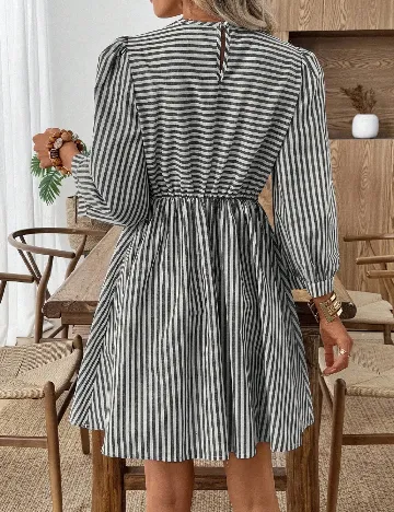 Rochie scurta Emery Rose, gri